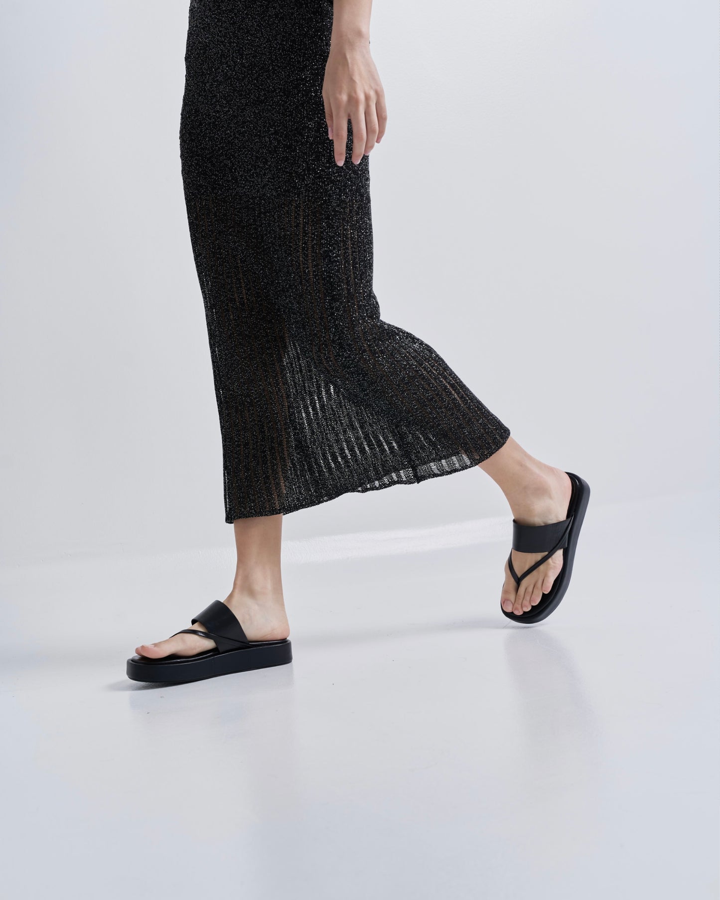 SAVANNAH NOIR CHUNKY SANDALS