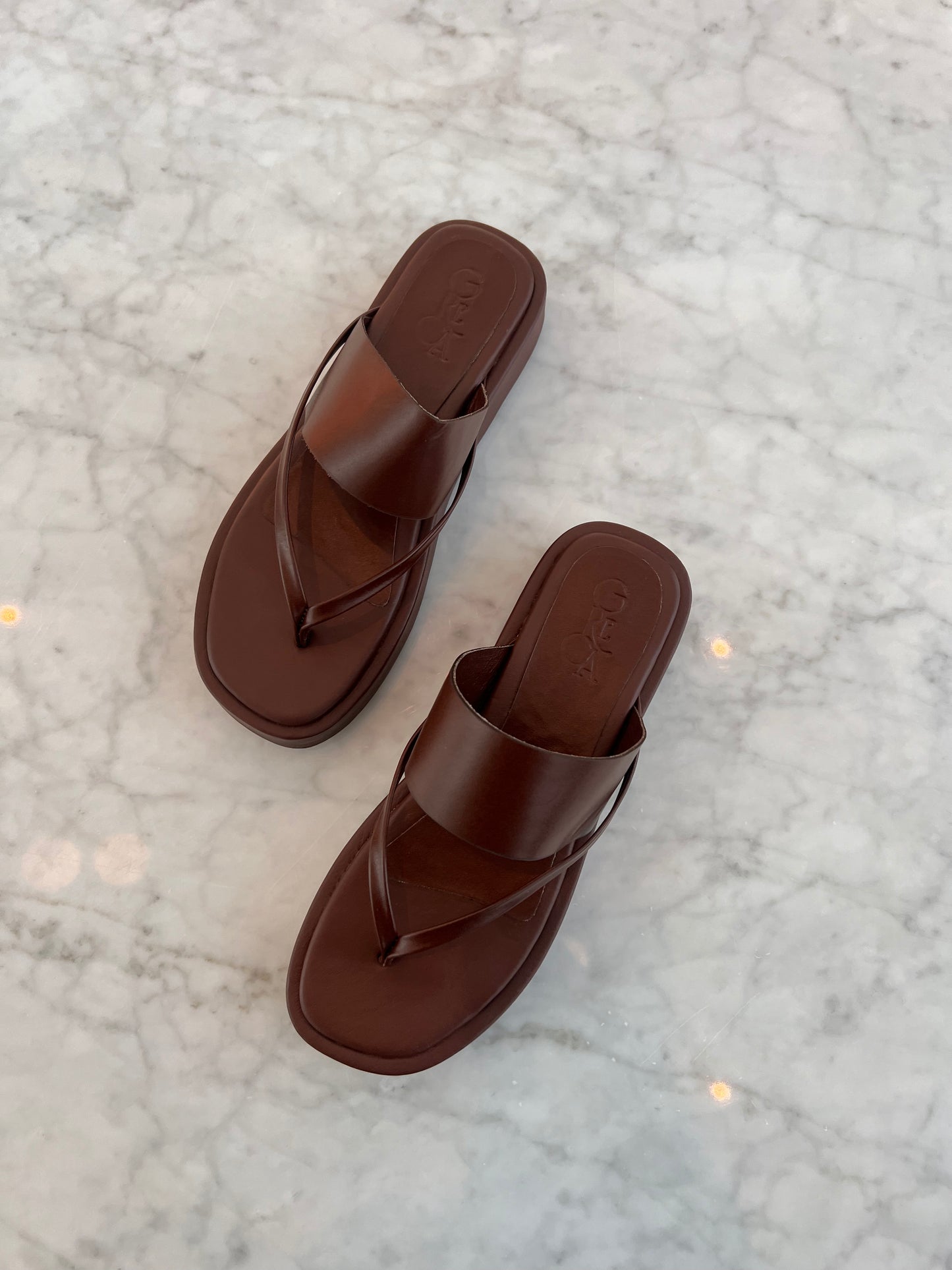 SAVANNAH CHUNKY CHOCOLATE SANDALS