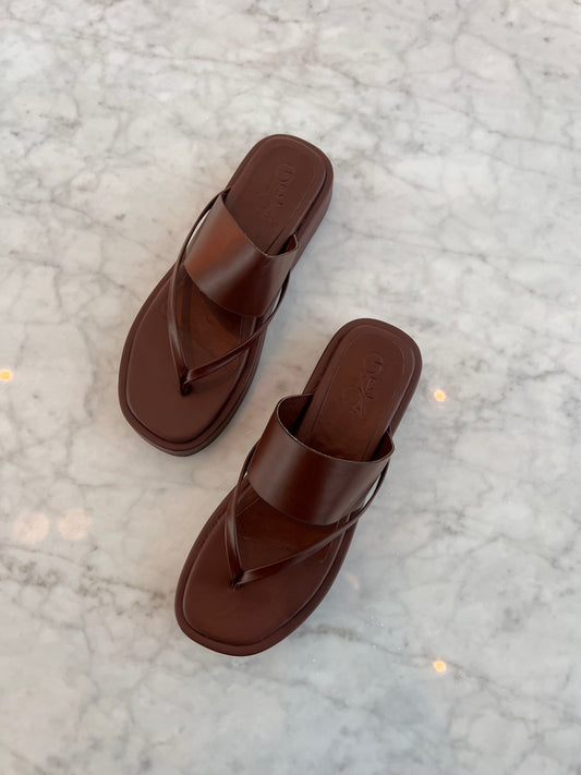 SAVANNAH CHUNKY CHOCOLATE SANDALS
